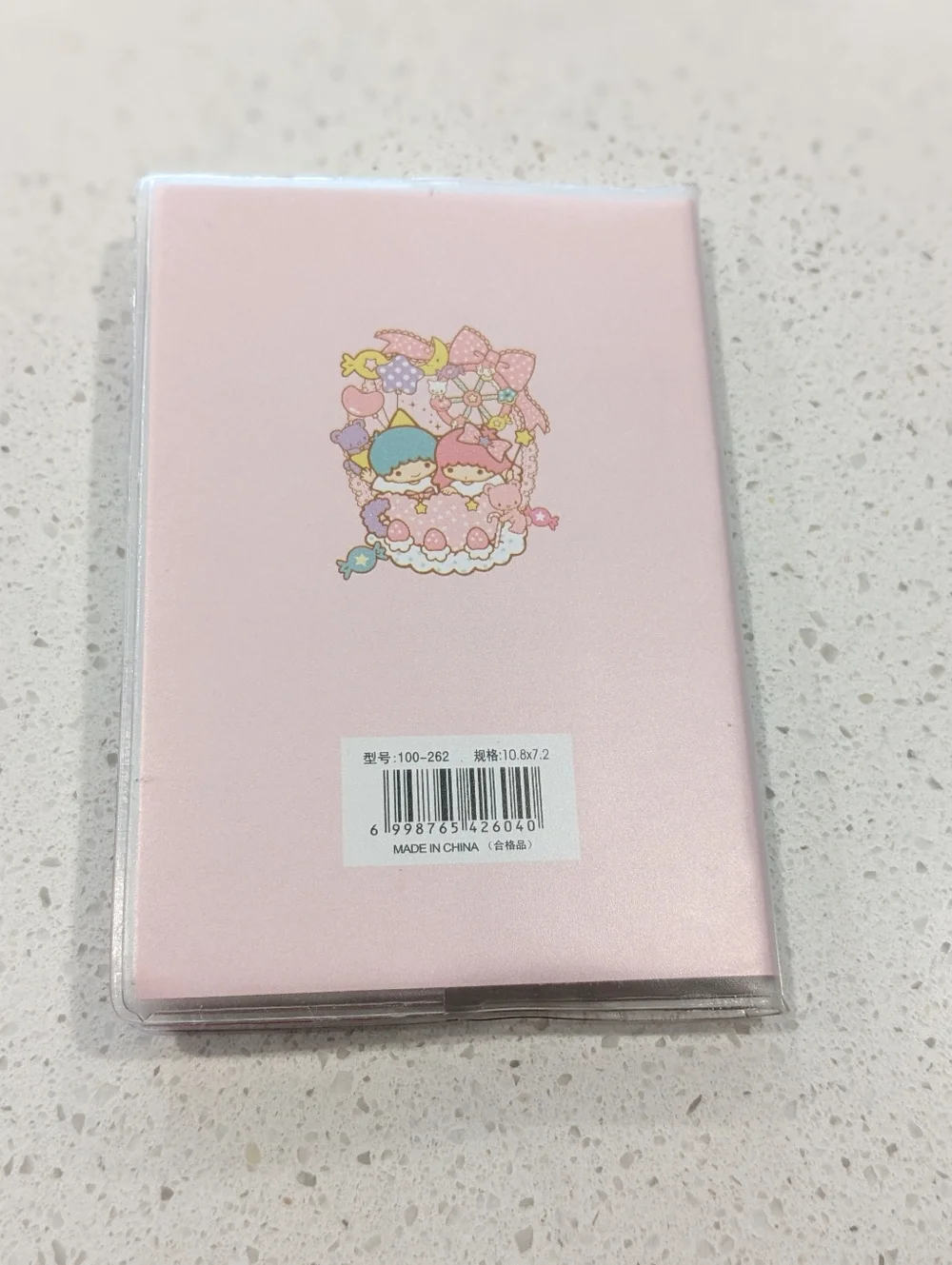 Litlle Twin Star Pocket Notebook With Colorful Pages, New